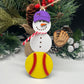 Personalized Softball Snowman Ornament, Gift for Coach, Softball Gift, Softball Ornament, Christmas Tree Decor, Snowman Ornament, Coach/kids