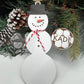 Personalized Soccer Snowman Ornament, Gift for Coaches, Gift for Teams, Soccer Ornament, Snowman Ornament, Christmas Tree Decor, Soccer Gift