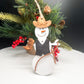 Personalized Cowboy/Cowgirl Snowman Ornament, Cowboy Ornament, Cowgirl Ornament, Snowman Ornament, Gift for Him, Gift for Her, Gift for Kids