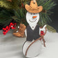 Personalized Cowboy/Cowgirl Snowman Ornament, Cowboy Ornament, Cowgirl Ornament, Snowman Ornament, Gift for Him, Gift for Her, Gift for Kids