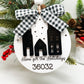 Zip Code Ornament, Home for the Holidays Gift, New Home Gift, Newlywed Gifts, Personalized Custom Zip Code Christmas Ornament Tree Decor