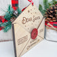3d Personalized Santa Letter Holder, Santa Letter Name Holder, Santa Letter Holder, Letter to Santa Envelope, Dear Santa Letter Ornament