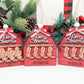 Personalized Boot/Barn Ornament, Farm Ornament, Custom Family Ornament, Christmas Ornament, Personalized Stocking Ornament, Family Name Gift