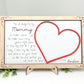 Personalized Handprint sign for Mom, Gift for Her, Mother's Day 2025, Gift for Grandparent's, Keepsake gifts, Handmade Mother's Day, New Mom