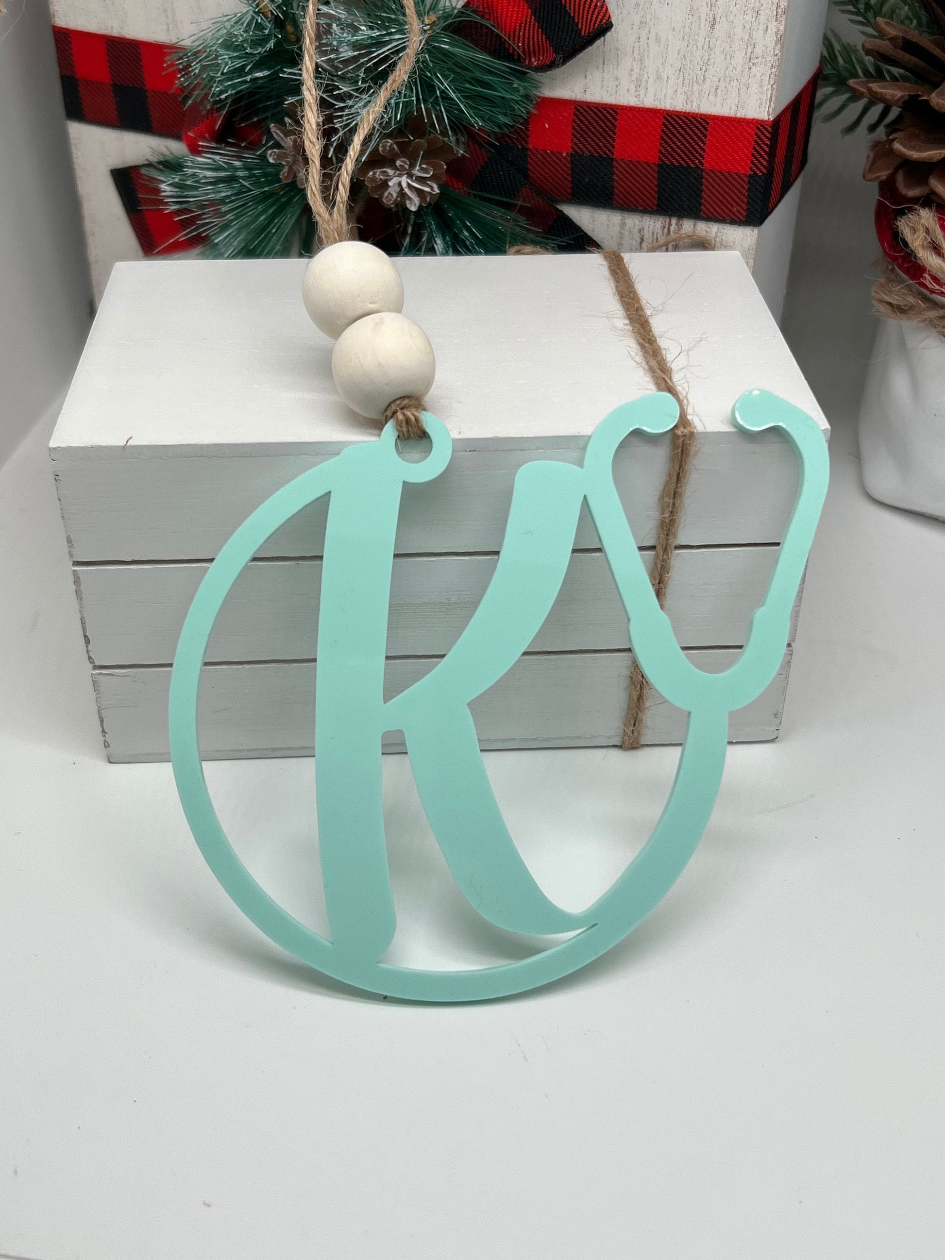 Rear View Mirror Charm, Medical Mirror Charm for Nurse, Gift for Her, Car Accessories, Gift for Nurser, Stethoscope Gift Ideas, Medical gift