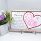 Personalized Handprint sign for Mom, Gift for Her, Mother's Day 2025, Gift for Grandparent's, Keepsake gifts, Handmade Mother's Day, New Mom