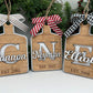 Personalized Cutting Board Ornament, Gift for Her, New Home Gift, Last Name Ornament, Monogram Ornament, Custom Ornament, Gift Ideas