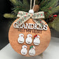 Grandkids Melt My/Our Heart Custom Snowman Ornament, Grandkids Ornament, Gift for Grandparents,Christmas Ornament, Grandparent keepsake 2024