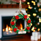 Wreath Family Christmas Ornament, 2023 Custom Family Name Ornament, Christmas Ornament, Wooden Christmas Ornament, Grandparents Ornament