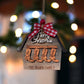 Personalized Boot/Barn Ornament, Farm Ornament, Custom Family Ornament, Christmas Ornament, Personalized Stocking Ornament, Family Name Gift
