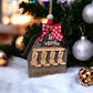 Custom Family Barn Ornament, Boot Ornament, Custom Wooden Ornament, Christmas Ornament, Personalized Farmhouse Ornament, Family Name Gift