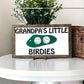 Custom Golf Ball Frame, Father's Day 2025, Gift for Him, Grandparent Gift, Little Birdie Sign, Wood Golf Sign, Personalized Gift for Dad
