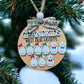 Grandkids Melt My/Our Heart Custom Snowman Ornament, Grandkids Ornament, Gift for Grandparents,Christmas Ornament, Grandparent keepsake 2024