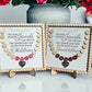 Personalized Mother's Day Sign, Gift for Mom, Gift for Her, Mother's Day, Mom Sign, Necklace Sign, Unique Gift, Grandparent's Gift, Necklace