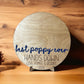 Hands Down Handprint Sign for Dad, Father's Day Gift for Dad, Personalized Handprint Gift for Dad/Grandpa/New Dad, Custom Handprint Sign