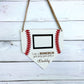 Personalized Baseball Frame, Fathers Day 2025, Hanging Baseball Frame, Gift for Him, Gift for Grandparent, Coach Gift, Sports Frame, HomeRun