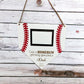 Personalized Baseball Frame, Fathers Day 2025, Hanging Baseball Frame, Gift for Him, Gift for Grandparent, Coach Gift, Sports Frame, HomeRun
