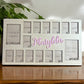 Personalized School Photo Frame, Kindergarten-Graduation Photo Frame, School Memory Photo Keepsake, Pre-k to graduation frame, School Gift