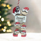 Personalized Elf Ladder Ornament, Grandparent Ornament, 2024 Christmas Ornament, Custom Family Ornament, Children Ornament, Tree Ornament