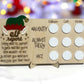 Custom Christmas Elf Report Reward Activity Board, Christmas Elf Magnet Activity Board, Christmas Decor for Kids, Magnet Sign, Elf Meter