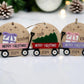 Custom Child's Wagon Ornament, Baby's First Christmas Ornament, Christmas Tree Ornament, Gift for Mom/Dad/Child, Kids Christmas Tree Gift