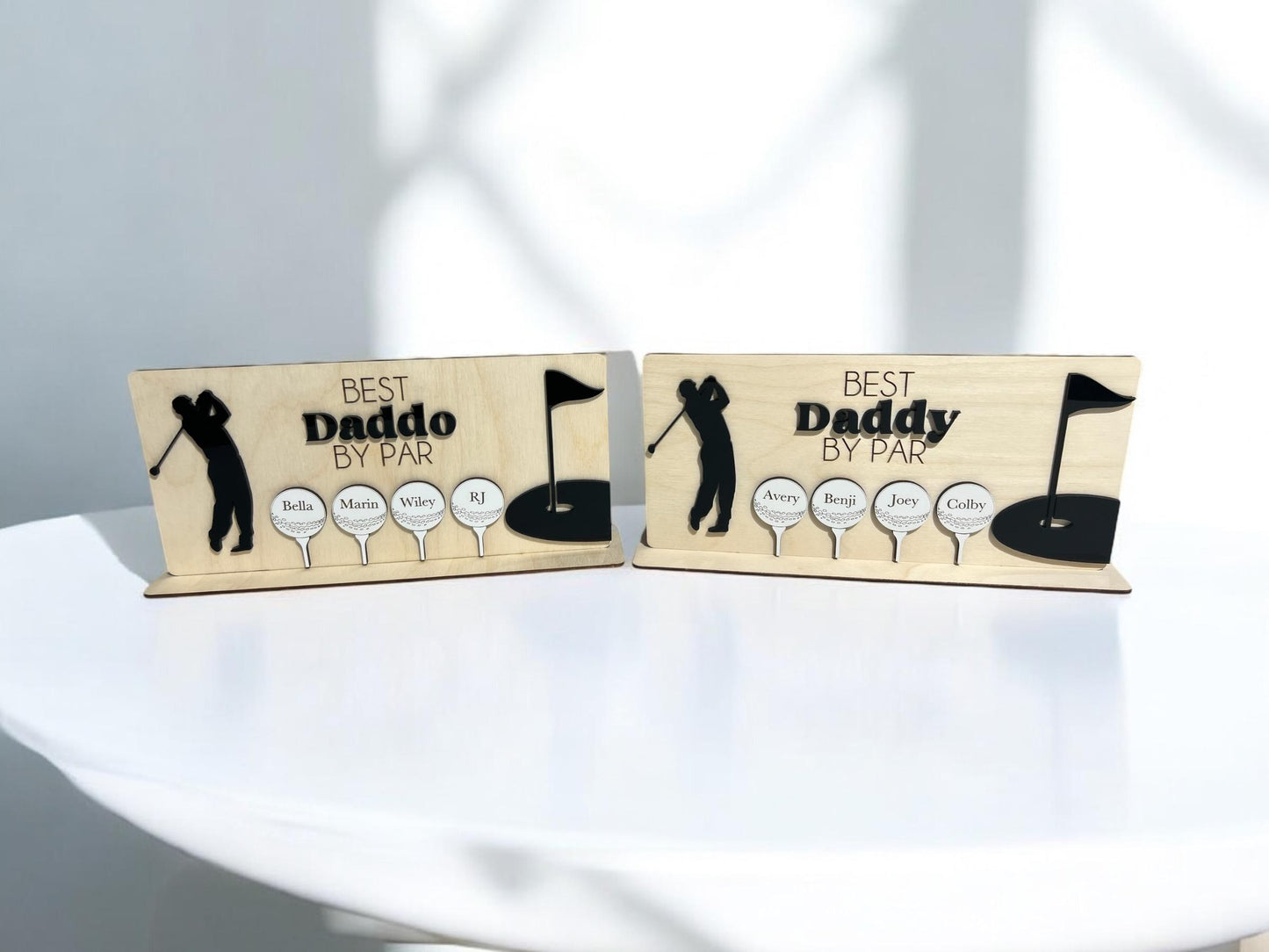 Personalized Golf Sign for Father's Day, Gift for Him, Gift for Grandparent, Sports Sign, Father's Day 2025, Wooden Golf Sign, Par Sign