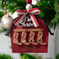Personalized Boot/Barn Ornament, Farm Ornament, Custom Family Ornament, Christmas Ornament, Personalized Stocking Ornament, Family Name Gift