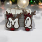 Personalized Reindeer Letter Ornament, Santa Reindeer, Monogram Name Christmas Ornament, Family ornament, Christmas Tree Decor, Stocking Tag