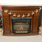 Santa sleigh garland, Reindeer garland, Christmas Mantel Decor, Holiday wood garland, Santa reindeer garland, Farmhouse Christmas decor