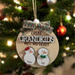 Great Grandkids Melt My/Our Heart Custom Snowman Ornament, Grandkids Ornament, Gift for Grandparents,Grandparent keepsake 2024