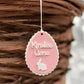 Custom Scalloped Egg Basket Tag, Easter Bunny Gift Tag, Name Easter Tag, Kids Easter Basket Ideas, Gift for Her, Gift for Him, Easter 2025