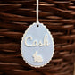 Custom Scalloped Egg Basket Tag, Easter Bunny Gift Tag, Name Easter Tag, Kids Easter Basket Ideas, Gift for Her, Gift for Him, Easter 2025