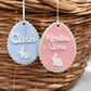 Custom Scalloped Egg Basket Tag, Easter Bunny Gift Tag, Name Easter Tag, Kids Easter Basket Ideas, Gift for Her, Gift for Him, Easter 2025