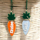 Personalized Carrot Name Basket Tags, Easter Bunny Gift Tag, Custom Name Easter Tag, Kids Easter Basket Gift Ideas, Carrot Easter Decor