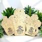 Personalized DIY Wooden Floral Bouquet Magnet or Easel Display, Gift for Mom/Dad/Grandparents, Mother's Day, Father's Day, DIY Mother's Day