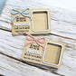 Personalized Mother's Day Picture Frame Magnet, Gift for Mom, Gift for Dad, Gift for Grandma, New Mom Gifts, Wooden Magnet Photo Frame