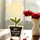 Personalized Flowerpot Handprint Sign, Mother's Day/Father's Day Sign, Gift for Grandparents, Baby Shower Keepsake, Teacher's Gift