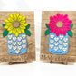 Personalized Flower Gifts for Mom, Gifts for her, Mother's Day 2025r, Sign for mom, Grandparents Gift, Handmade Sign, 1st Mother's Day