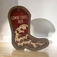 Personalized Shaker Boot Ornament, Family Name Gifts, Christmas Animal Ornament, Cowboy Hat Ornament, Western Ornament, Car Decor, Farm Gift