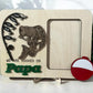 Custom Fishing Frame For Dad/Grandpa, Hooked on Daddy Gift, Father's Day Gift for Dad/Grandpa,Gift for Dad,Personalized Gift Ideas from Kids