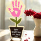 Personalized Flowerpot Handprint Sign, Mother's Day/Father's Day Sign, Gift for Grandparents, Baby Shower Keepsake, Teacher's Gift