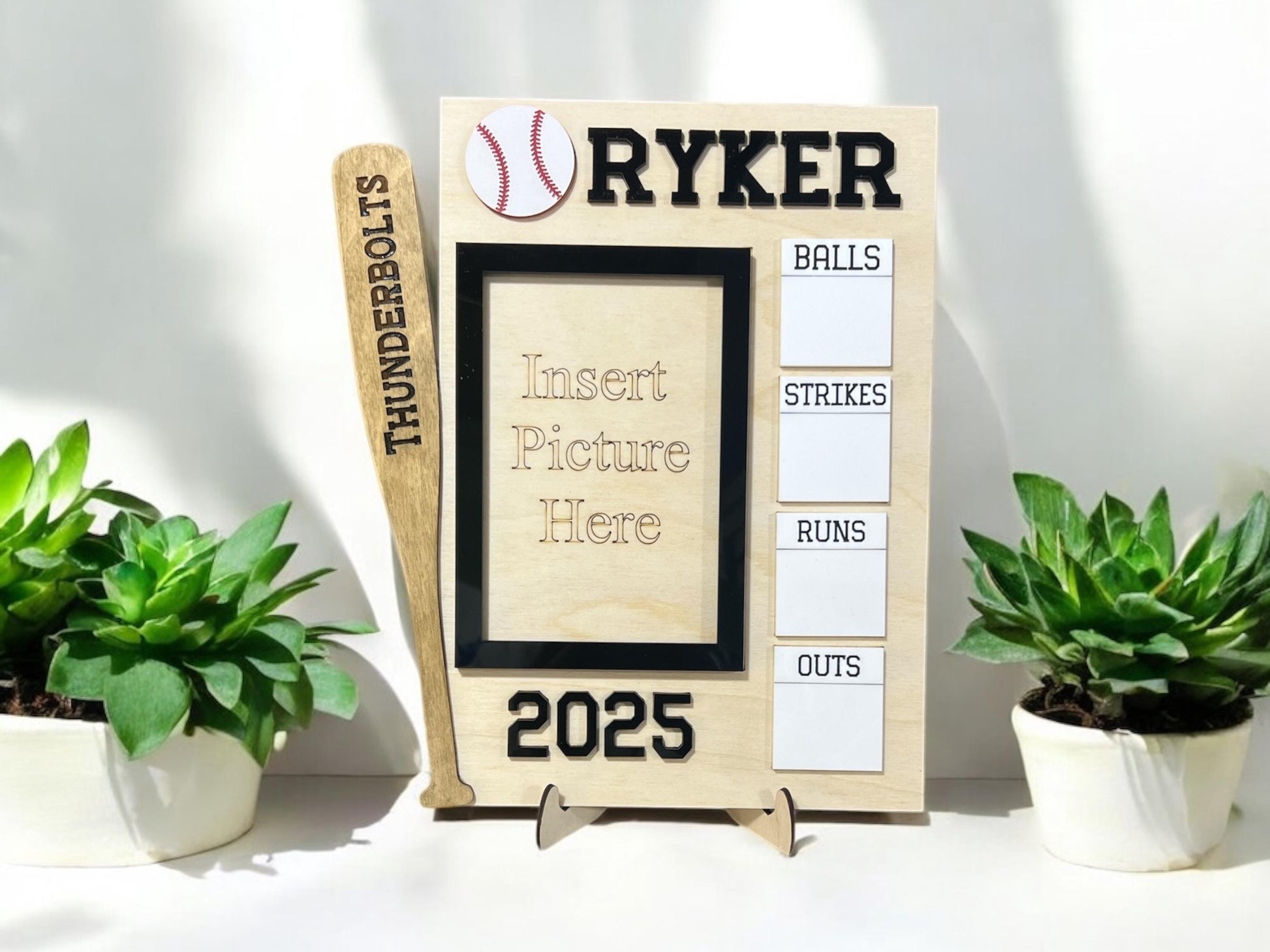 Personalized Baseball/Softball Frame, Custom Baseball/Softball Frame, Sports Frame, Baseball Gifts, Softball Gift, Sports Frame Decor