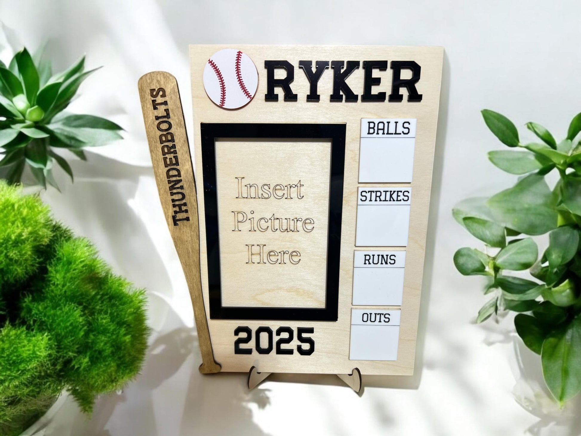 Personalized Baseball/Softball Frame, Custom Baseball/Softball Frame, Sports Frame, Baseball Gifts, Softball Gift, Sports Frame Decor