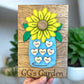 Personalized Flower Gifts for Mom, Gifts for her, Mother's Day 2025r, Sign for mom, Grandparents Gift, Handmade Sign, 1st Mother's Day