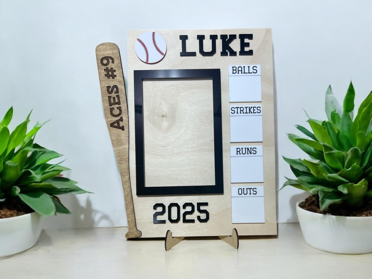 Personalized Baseball/Softball Frame, Custom Baseball/Softball Frame, Sports Frame, Baseball Gifts, Softball Gift, Sports Frame Decor