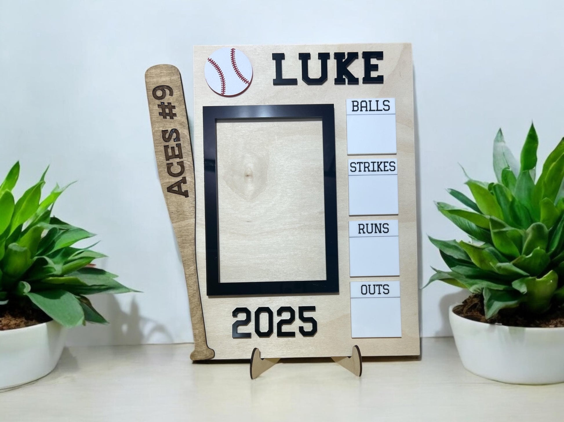 Personalized Baseball/Softball Frame, Custom Baseball/Softball Frame, Sports Frame, Baseball Gifts, Softball Gift, Sports Frame Decor