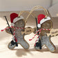 Personalized Gingerbread Fishing Ornament, Gift for her/him, Fisherman Gift, Christmas Ornament for Kids, Shaker Ornament, Sports Ornament