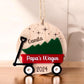 Custom Child's Wagon Ornament, Baby's First Christmas Ornament, Christmas Tree Ornament, Gift for Mom/Dad/Child, Kids Christmas Tree Gift