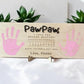 Personalized Beyond Measure Handprint Sign, Father's Day 2025 ,Grandparents, Gift for Him, Gift for Dad, 1st Father's Day,Handmade wood Sign