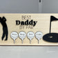 Personalized Golf Sign for Father's Day, Gift for Him, Gift for Grandparent, Sports Sign, Father's Day 2025, Wooden Golf Sign, Par Sign